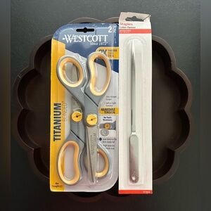 WestcottTitanium Bonded Scissors & Staples Letter Opener